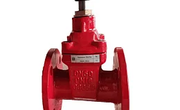 Задвижка чугунная тип МЗВГ 30ч39р Ду125 Ру16  150C открытая гайка, DN 125