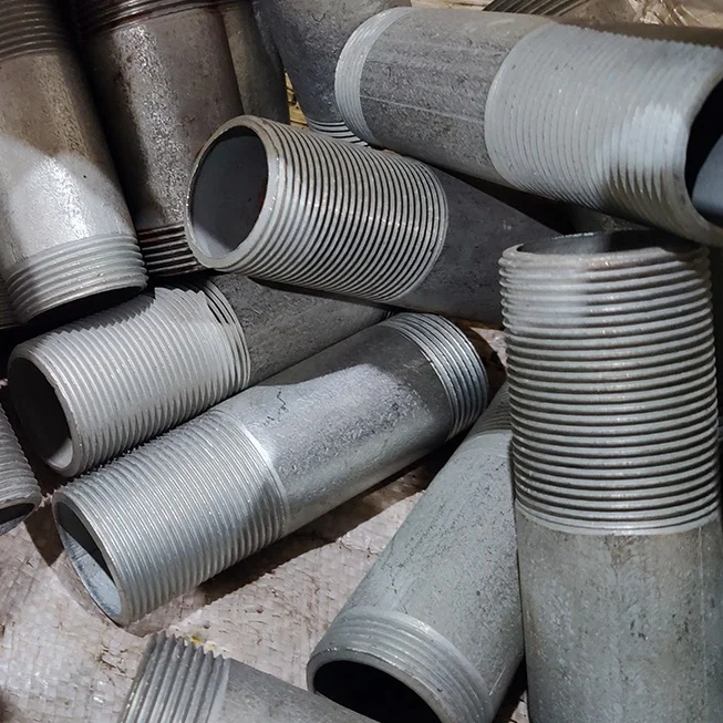 Сгон стальной оцинк Ду15 L=110мм ГОСТ 8969-75, DN 15, 1/2 дюйма