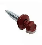 Саморез кровельный 4.8х35 RAL 3009 по дереву