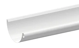 125/100 Желоб водосточный полукруглый 3000мм RAL9003