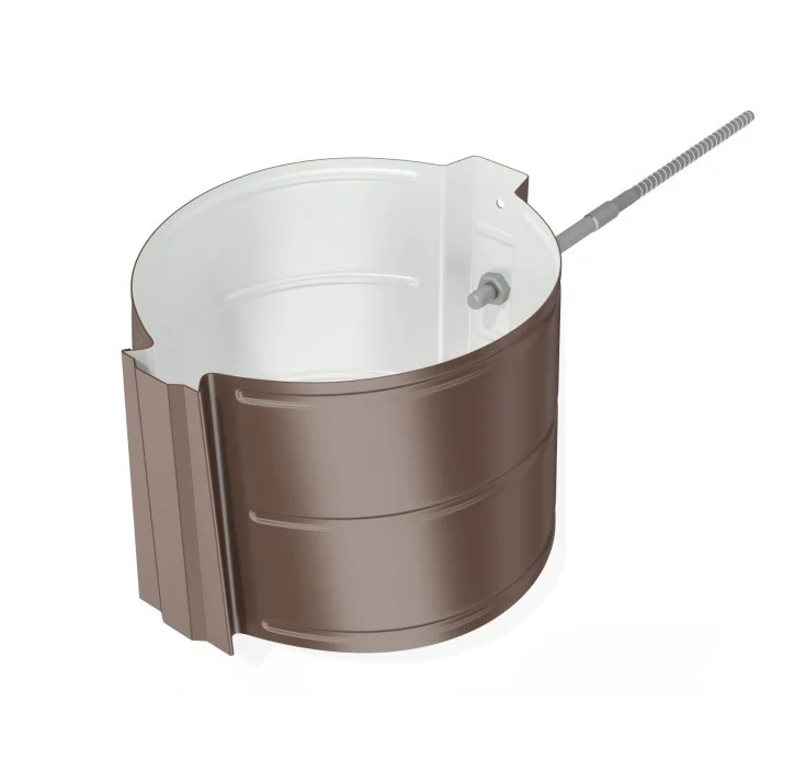 185/150 Держатель трубы D150 универсальный RAL8017