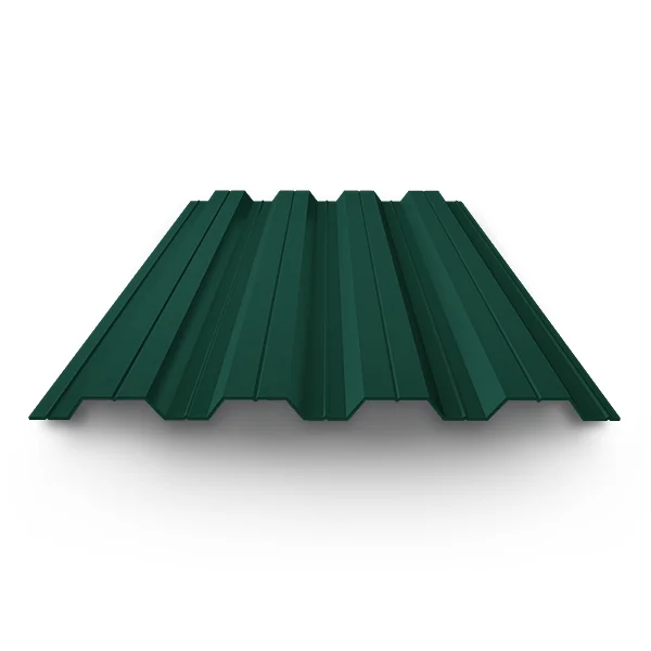 Профнастил окрашенный НС44 0.9х1000 RAL 6005 длина под заказ