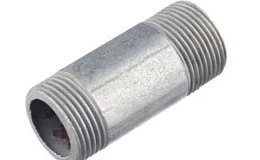 Бочонок стальной оцинк Ду15 L=55мм из труб по ГОСТ 3262-75, DN 15, 1/2 дюйма