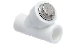 Фильтр PP-R сетчатый белый внутр/наруж пайка Дн 25x45гр RTP (РосТурПласт) 10845