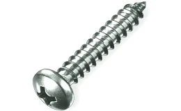 Винт с полукруглой головкой 22 оцинк. DIN 7981