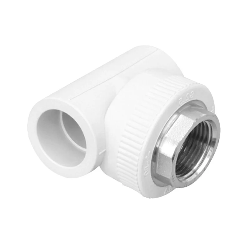 Тройник PP-R комбинированный под ключ белый ВР Дн 50x1 1/2" RTP (РосТурПласт) 10751