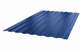 Профнастил 2-х сторонний окрашенный 0.45х1150 х длина под заказ RAL 5005/5005 С8