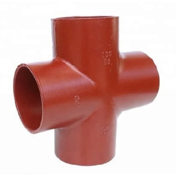 Крестовина чугун SML Ду 125х100х100х90гр б/растр, DN 125