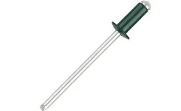 Заклепка вытяжная комбинированная 4.8х10 алюминий/сталь RAL 6005