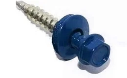 Саморез кровельный 4.8х35 RAL 5005 по дереву пакет