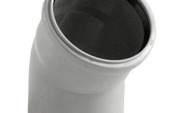 Отвод PP-H серый Дн 110х45гр б/нап в/к VALFEX 20102110