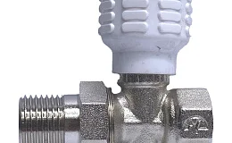 Клапан ручной регулировки для радиатора Ду 15 прямой Россия 01011013, DN 15, 1/2 дюйма