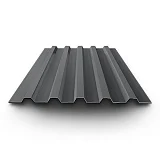 Профнастил окрашенный 0.5х1100х6000 RAL 7024 Россия С20