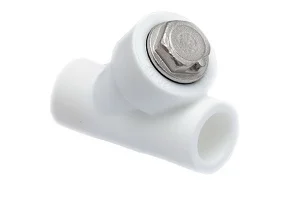 Фильтр PP-R сетчатый белый внутренняя пайка Дн 20x45гр RTP (РосТурПласт) 32526