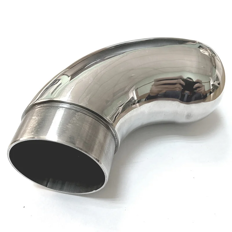 Отвод поручня AISI 304 50.8х1.5 оконечный капля (зеркало)