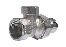 Клапан запорный для радиатора Ду 20 прямой Россия 00821000, DN 20, 3/4 дюйма