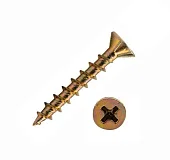 Саморез оконный 4.1х40 острый жёлтый цинк