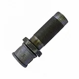 Сгон сталь Ду 15 L=110мм в комплекте ГОСТ 8969-75, DN 15, 1/2 дюйма