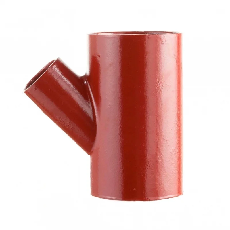 Тройник чугун SML Ду 200х100х45гр б/растр, DN 200