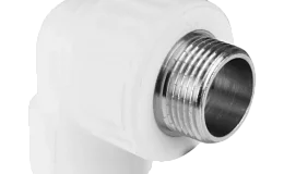 Угольник PP-R комбинированный белый НР Дн 32х3/4" VALFEX 10126132