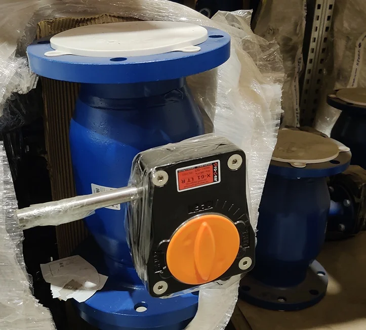 Кран шаровой стальной Ду125 Ру16 с редуктором фланцевый Temper 28320125, DN 125