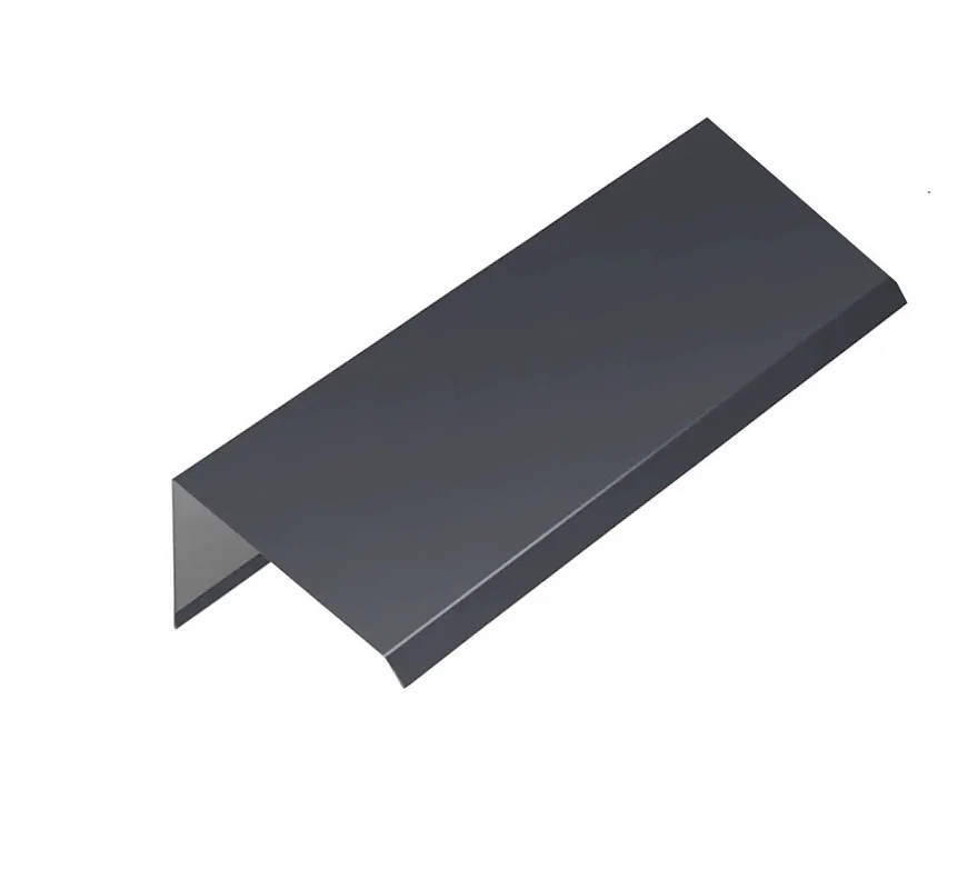 Планка торцевая 0,45x100x125x2000 RAL7024