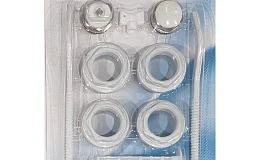 Комплект монтажный 3/4" для алюм и биметал радиаторов 11 предметов с 2-мя кронштейн (в блистере)