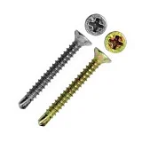 Саморез оконный 3.9х32 сверло жёлтый цинк