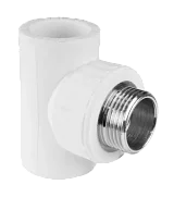 Тройник PP-R комбинированный белый НР Дн 32х1" VALFEX 10128032