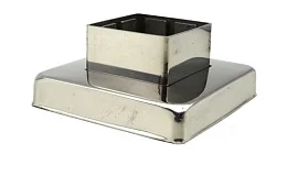 Крепление стойки цанга AISI 304 40х40 зеркало