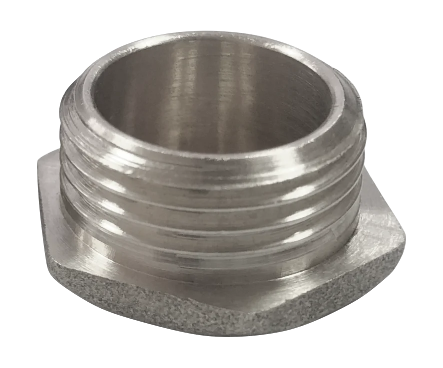 Заглушка латунь никель Ду 15 (1/2") НР Valfex VF.583.N.012, DN 15, 1/2 дюйма