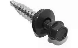 Саморез кровельный 5.5х25 RAL 8019 по металлу