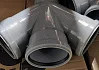Крестовина PP-H 1-плоскостная серая Дн 110х110х110х45гр б/нап в/к VALFEX 27111110