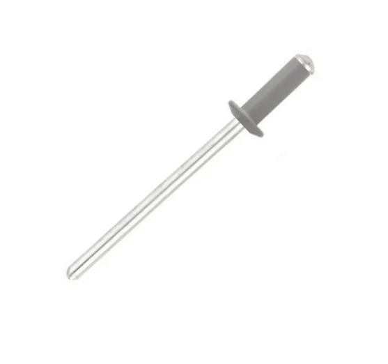 Заклепка вытяжная комбинированная 4.8х10 алюминий/сталь RAL 7004