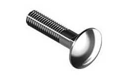 Болт мебельный DIN 603 из нерж. стали A2-70 (AISI 304) 8*30 (100 штук)