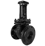 Задвижка чугун 30ч906бр Ду 200 Ру16 до +225 фл под эл/привод 8 отв ЛМЗ, DN 200