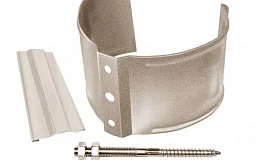 125/90 Кронштейн трубы на кирпич цвет под заказ