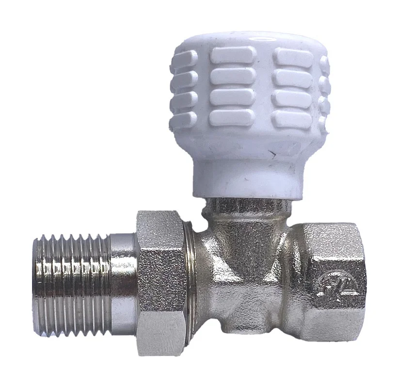 Клапан ручной регулировки для радиатора Ду 15 прямой Россия 01011013, DN 15, 1/2 дюйма