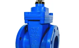 Задвижка чугун 30ч39р обрезиненный клин Ду80 Ру10/16 до +150С SL12 ЛМЗ, DN 80