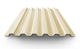 Профнастил окрашенный 0.45х1000х RAL 1015 , профиль С21  длина под заказ