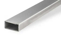 Трубы нержавеющие электросварные ЭСВ прямоугольные 50х25х2 матовая EN 10219-2, длина 6 м, марка AISI 304 (08Х18Н10)