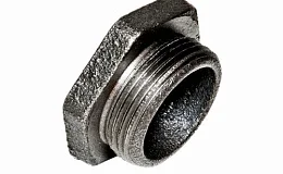 Заглушка (пробка) глухая 1 1/4" левая резьба для чугунных радиаторов (РБ)