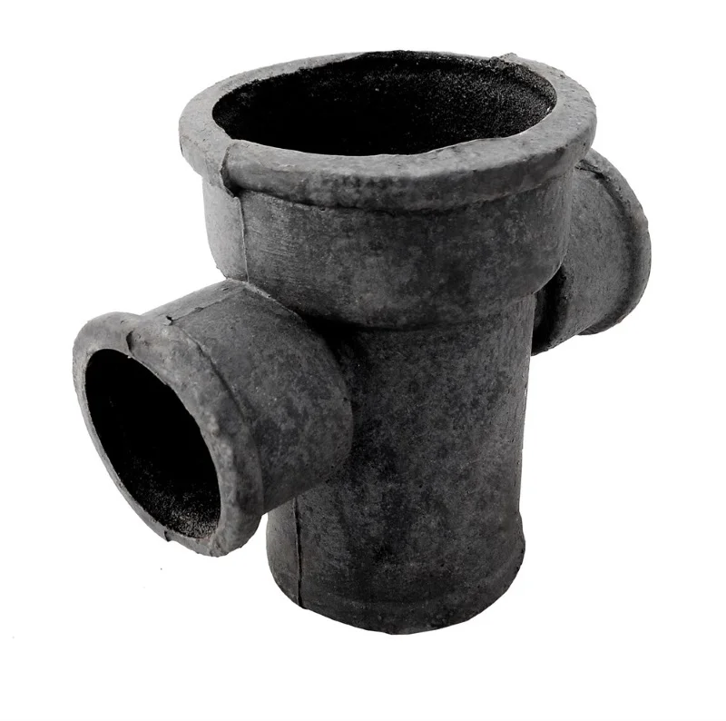 Крестовина чугун канализационная Ду 100х50х50х90гр б/н 1-плоскостная прямая ГОСТ 6942-98, DN 100