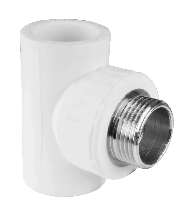 Тройник PP-R комбинированный белый НР Дн 32х1" VALFEX 10128032