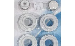 Комплект монтажный 3/4" для алюм и биметал радиаторов 7 предметов без кронштейнов (в блистере)