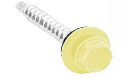 Саморез кровельный 4.8х35 RAL 1018 по дереву