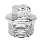 Заглушка чугун оц Ду 40 (1 1/2") НР, DN 40