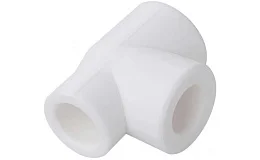 Тройник PP-R переходной белый внутренняя пайка Дн 25х25х20 VALFEX 10252520