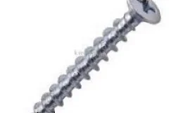 Саморез оконный 4.1х20 острый белый цинк