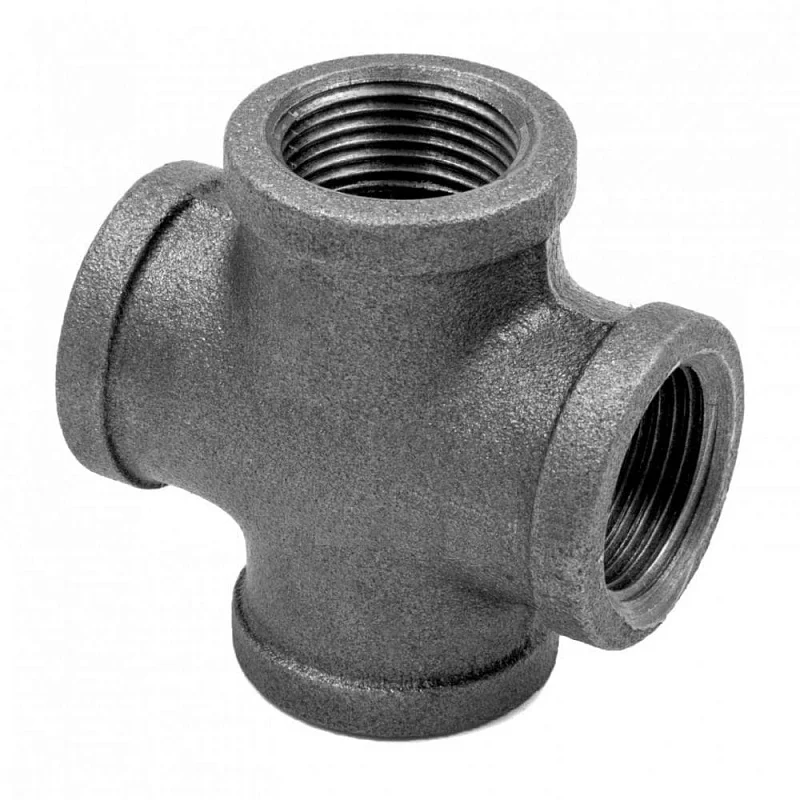 Крест прямой чугун Ду 20 (3/4") ВР/ВР, DN 20, 3/4 дюйма